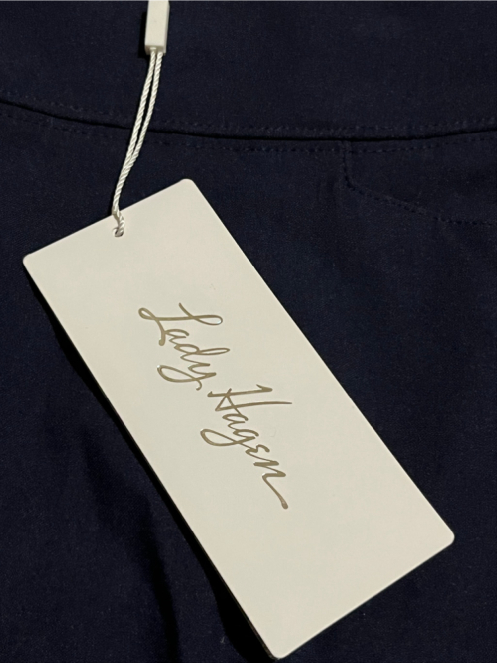 NWT Lady Hagen A-Line Skirt Women’s Size 8 Dark Navy - Picture 5 of 7